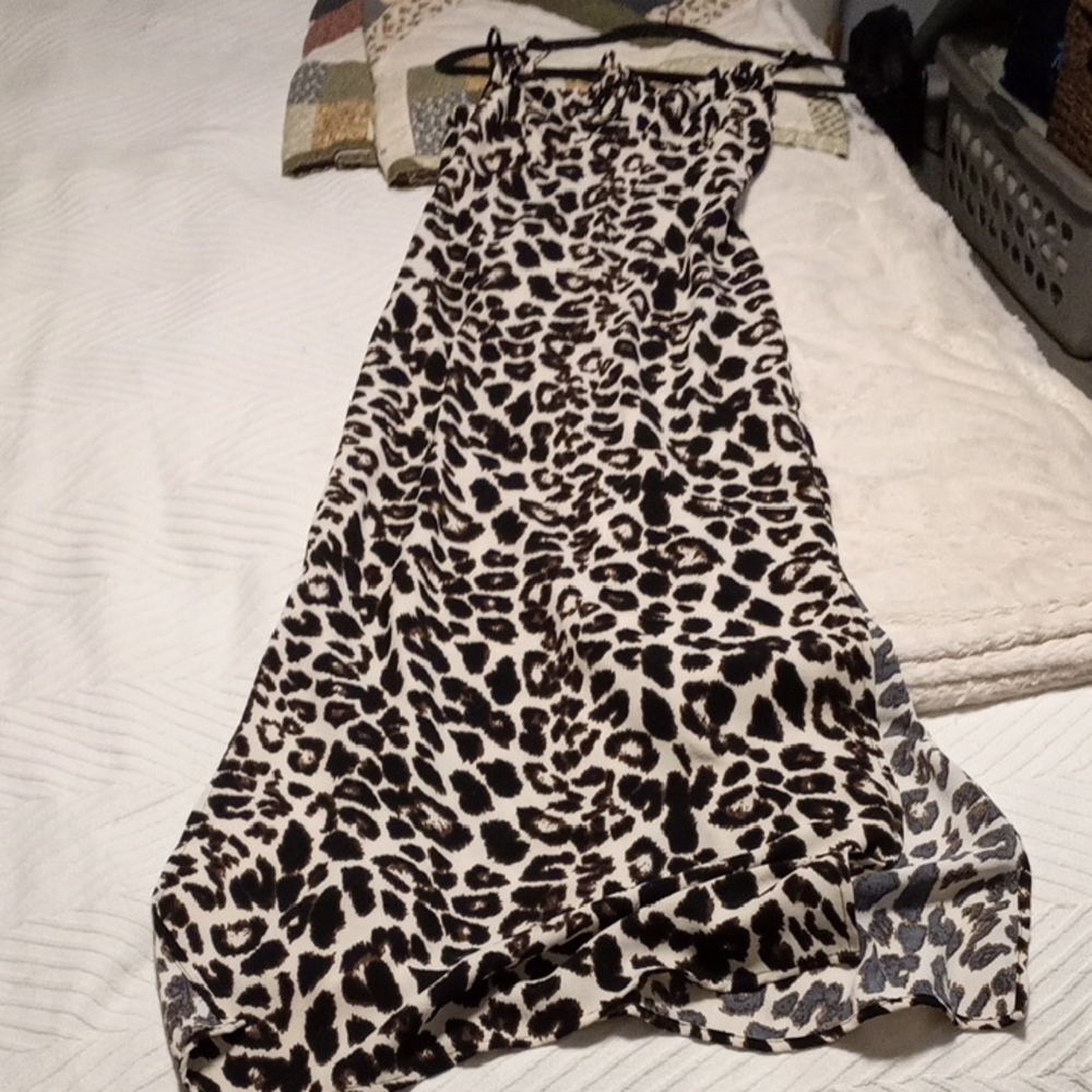 Leopard Print Maxi Dress